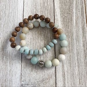 Beaded stretchy bracelets